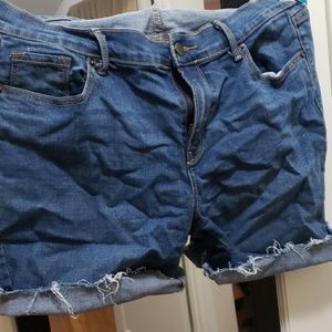 Denim shorts
